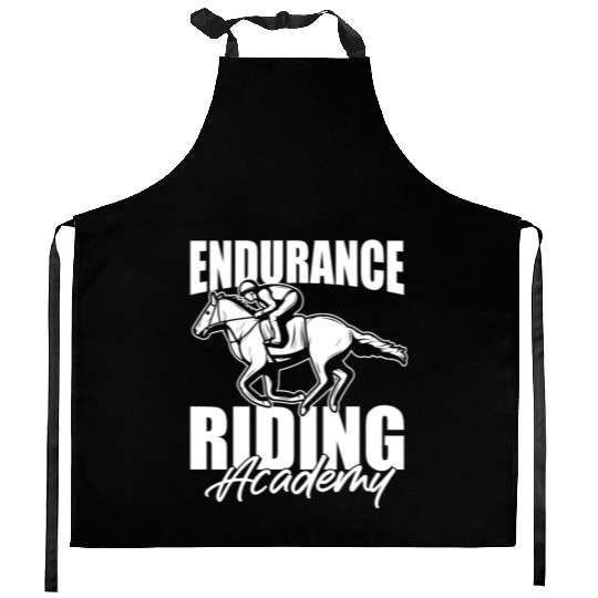 Horse Riding Academy Endurance Riding Kitchen Aprons