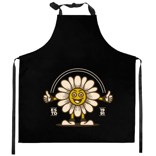 Sunflower Garden Kitchen Aprons