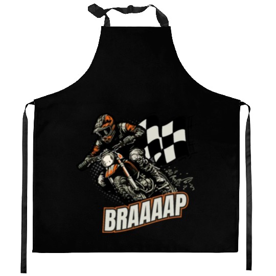 Dirt Bike Race Motorsport Motorbike Kitchen Aprons