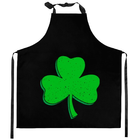 CLOVER LEAF GRUNGE Kitchen Aprons