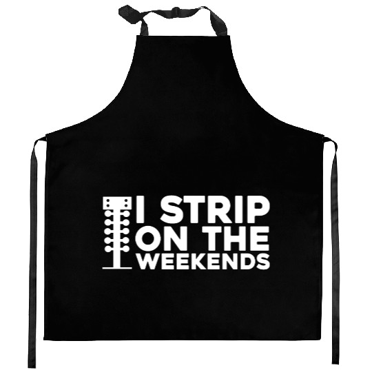 I strip on the weekends drag racing Kitchen Aprons