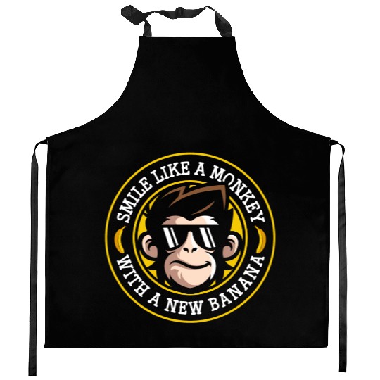 Banana Wilderness Kitchen Aprons