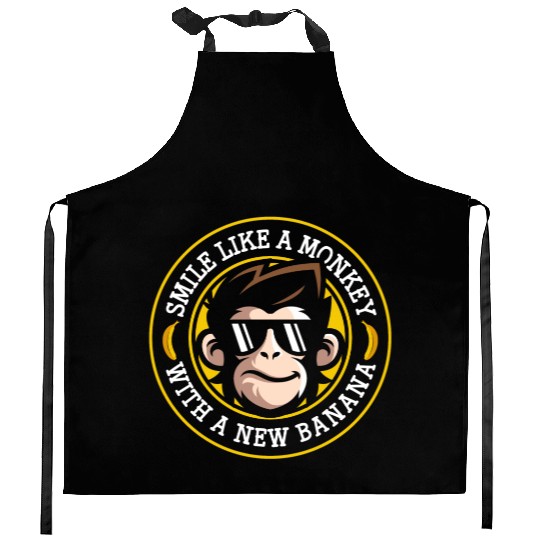Banana Wilderness Kitchen Aprons