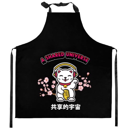 A Shared Universe Lucky Cat Kitchen Aprons
