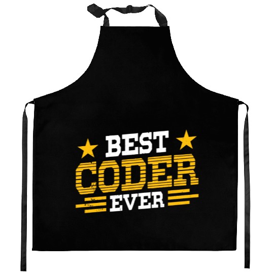 Best Coder Ever Code Programmer Sayings Coding Kitchen Aprons