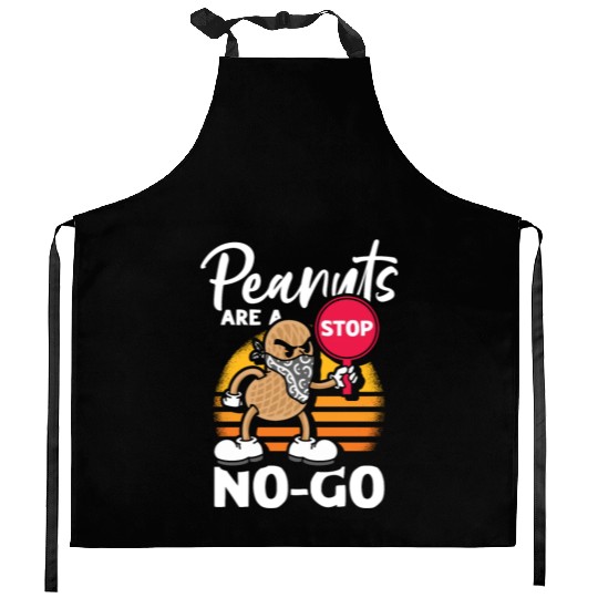Peanuts Are A No-Go Peanut Allergic Kitchen Aprons