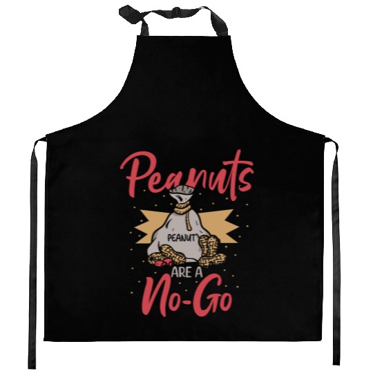 Peanuts Are A No-Go Peanut Allergic Kitchen Aprons