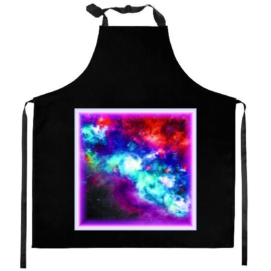 Nebula Stars Digital Art Design. Buy Now Kitchen Aprons