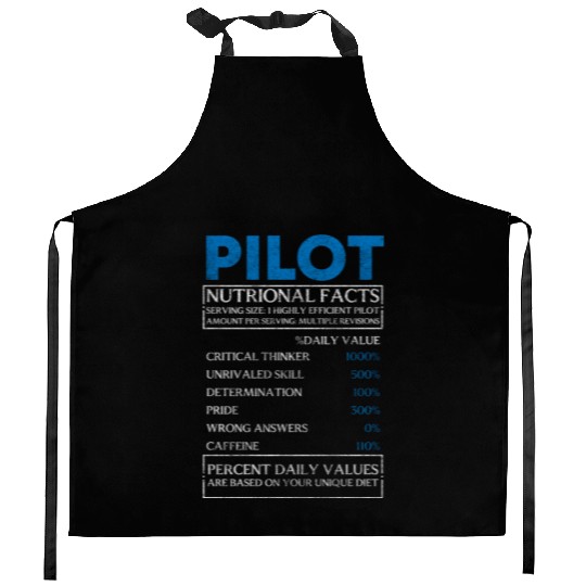 Airplane Aviator Flight School Kitchen Aprons