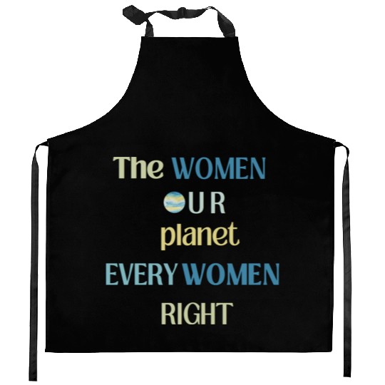 Embrace Equity Happy Women's Day Kitchen Aprons