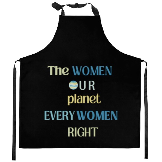 Embrace Equity Happy Women's Day Kitchen Aprons