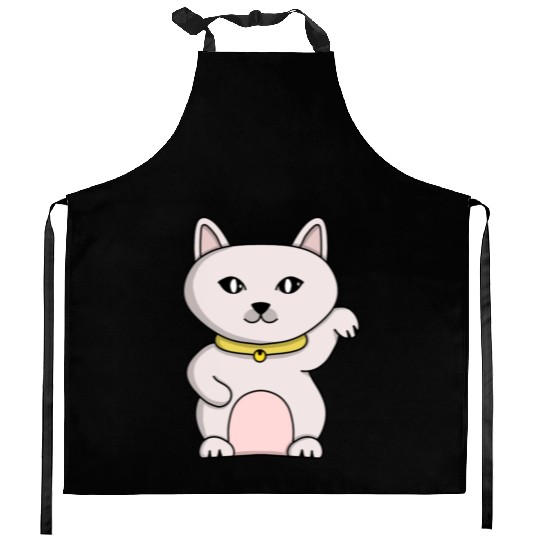 Magic Lucky Cat Kitchen Aprons