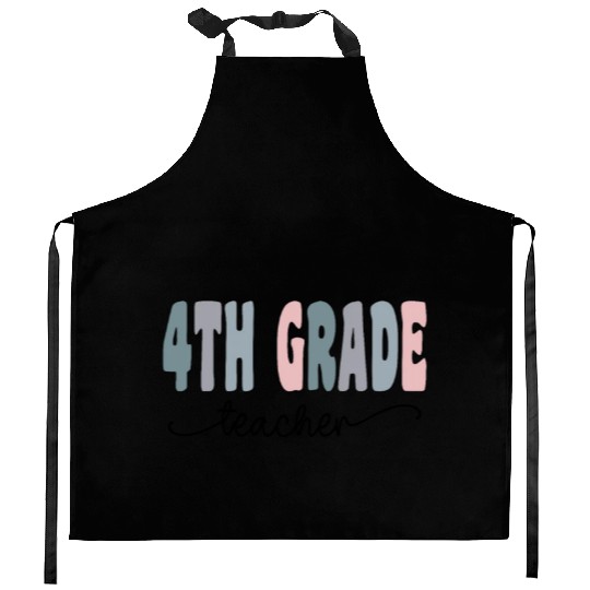 4th Grade Teacher Gift Matching Teacher Squad Kitchen Aprons