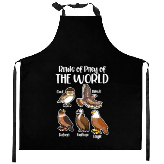 Birds of Prey Of The World Kitchen Aprons
