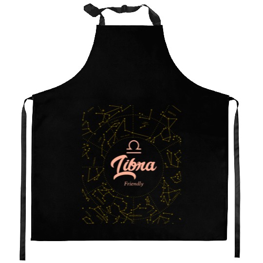 Libra Friendly Astronomy Kitchen Aprons