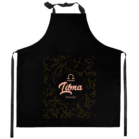 Libra Friendly Astronomy Kitchen Aprons