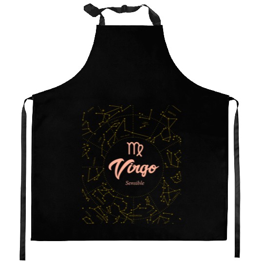 Virgo Sensible Astronomy Kitchen Aprons