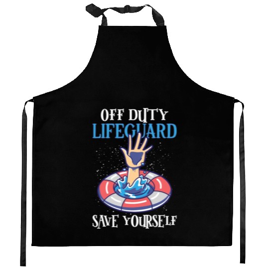 Swimmer Scuba Diving Lifeguard Water Sport Kitchen Aprons