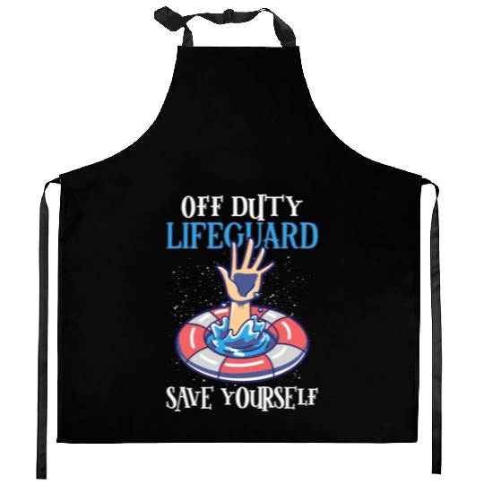 Swimmer Scuba Diving Lifeguard Water Sport Kitchen Aprons