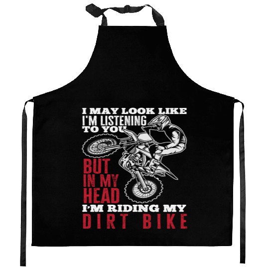 Motocross Hobby Kitchen Aprons