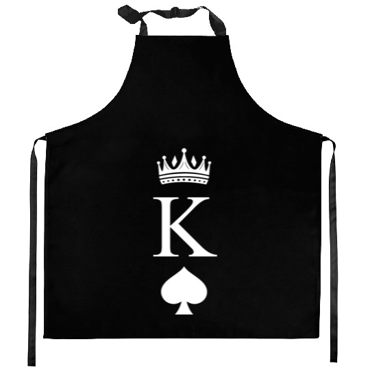 King of Spades - Boyfriend gift for Valentine's Kitchen Aprons