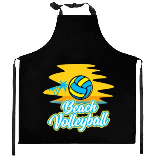 Volleyball Sport Lover Beach Volleyball Player Kitchen Aprons