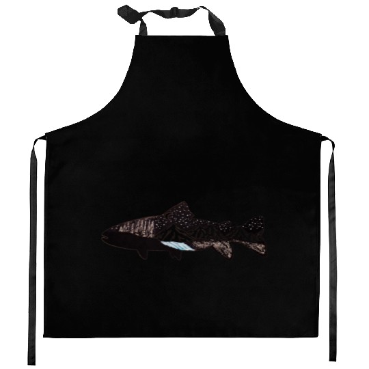 Mountain Trout Kitchen Aprons