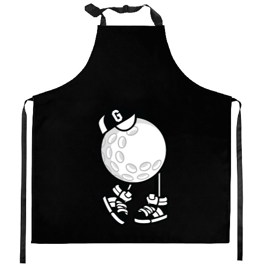 Cool Golfer Golf Kitchen Aprons