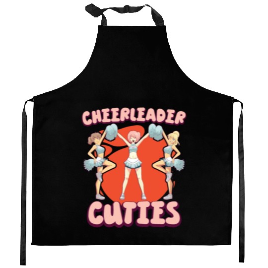 Cheerleading Cheerleader Girl Cheerleading Girl Kitchen Aprons