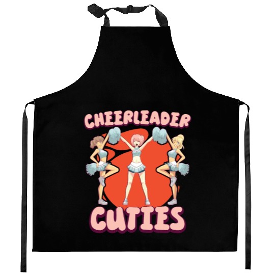 Cheerleading Cheerleader Girl Cheerleading Girl Kitchen Aprons
