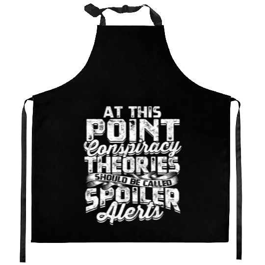 Conspiracy Theorist Theory Science Fiction Kitchen Aprons