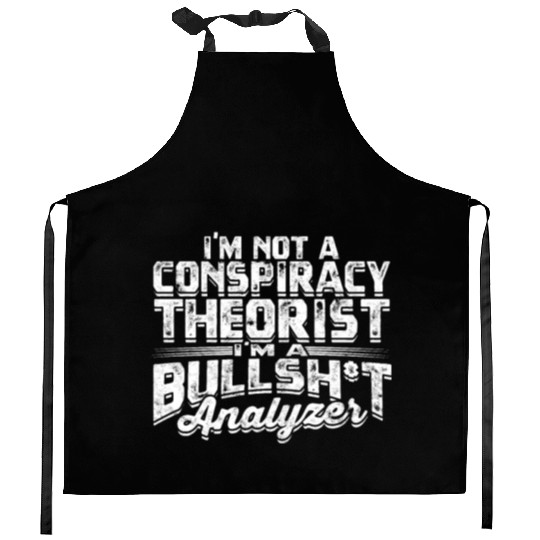 Conspiracy Theorist Theory Science Fiction Kitchen Aprons