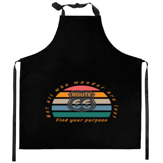 Not All Who Wander Are Lost Kitchen Aprons