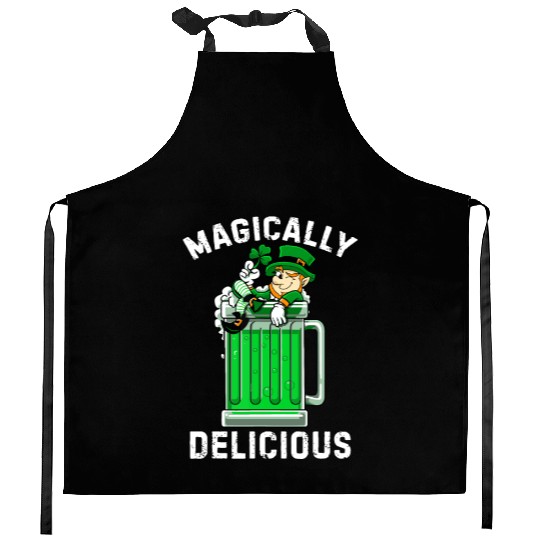 Magically Delicious idea St Patricks Day Drinking Kitchen Aprons