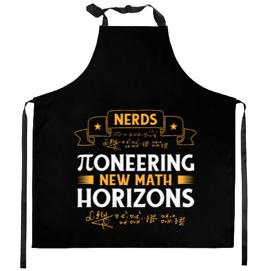 Pi Day Nerd Pi Symbol Number Nerdy Mathematics Kitchen Aprons