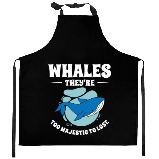 World Wildlife Day Blue Whale Marine Wildlife Kitchen Aprons