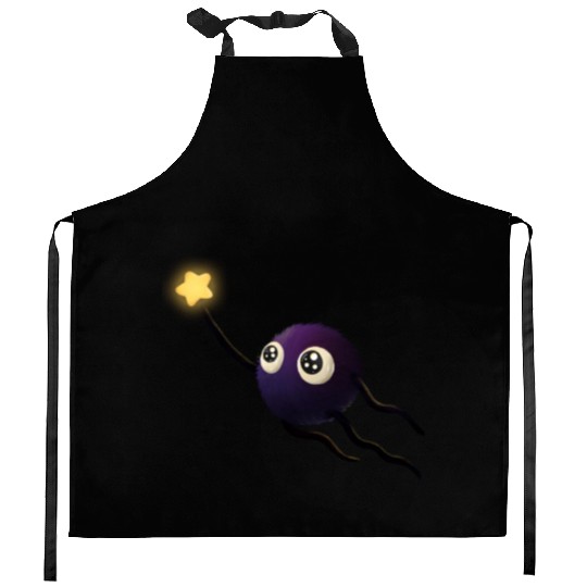 little soot sprite Kitchen Aprons