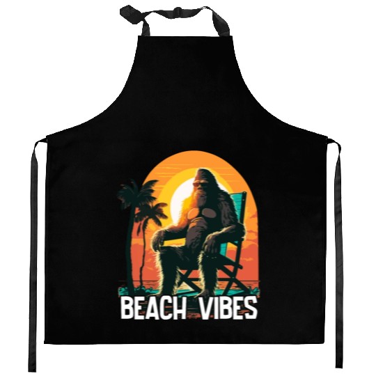 Vacation Beach Vibes Kitchen Aprons