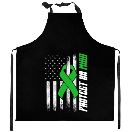 Protect Ya Mind Mental Health Awareness Depression Kitchen Aprons