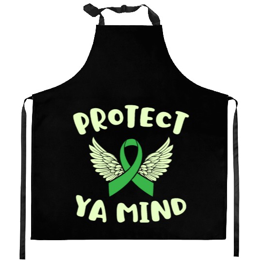 Protect Ya Mind Mental Health Awareness Depression Kitchen Aprons
