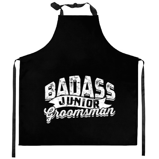 Junior Grooms Man Wedding Party Groomsmen Kitchen Aprons