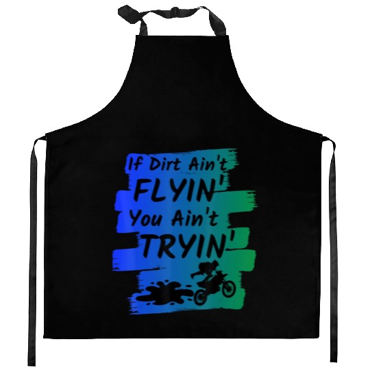 Funny Dirt Bike Gift Supercross Motocross Riders Kitchen Aprons