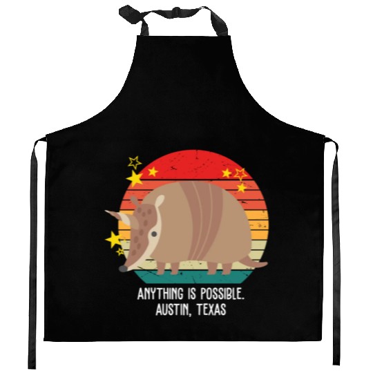 Anything Is Impossible. Austin, Texas Apparel Kitchen Aprons