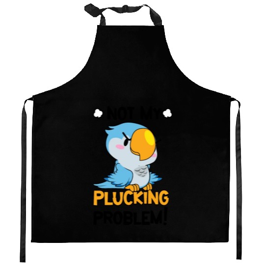 Chicken Mean Pet Plucking Angry Farm Animal Kitchen Aprons