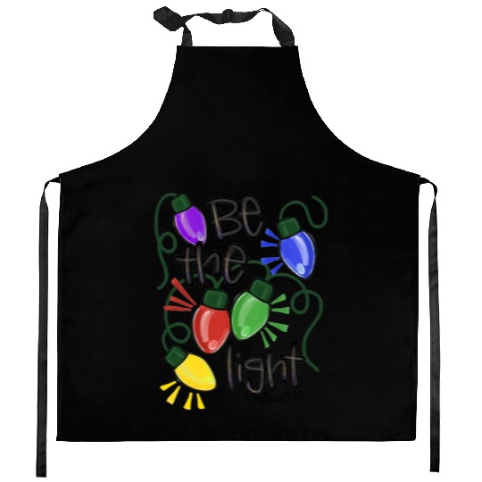 Be The Light Christmas Kitchen Aprons