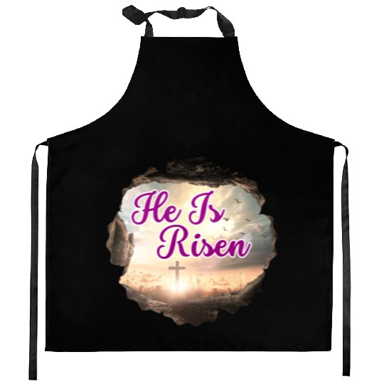 He Is Risen! Kitchen Aprons
