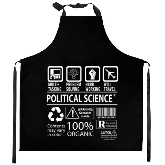 Political Science Kitchen Aprons - Multitasking Job Gift