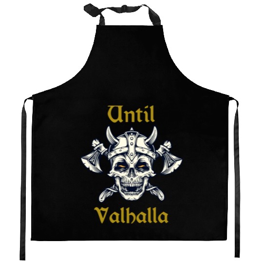 Until Valhalla Kitchen Aprons