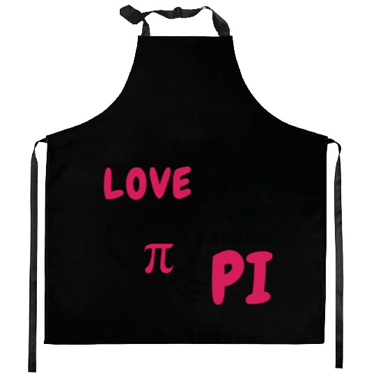 Pi Day Love Pi Symbol Mathematics Number Kitchen Aprons