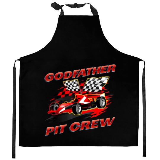 Godfather Pit Crew Race Car Birthday Party Racing Kitchen Aprons